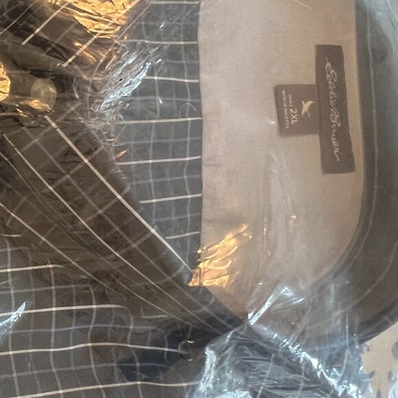 Eddie Bauer, Button Down Short Sleeved Shirt, 2XL - Picture 1 of 2